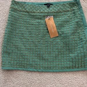 Green and Gold Skirt NWT